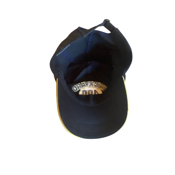 Brickyard 400 Outdoor Cap One Size Black & Yellow Adjustable Baseball Hat - Picture 4 of 5